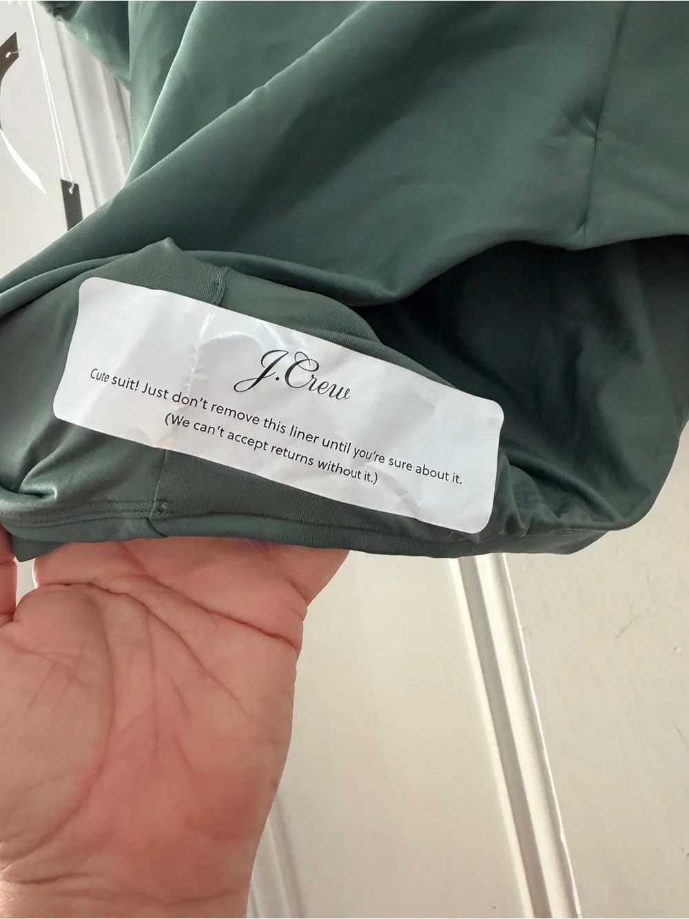 NWT J. Crew Lana one-piece in Classic Sculpt™ Simply Sage Size 22